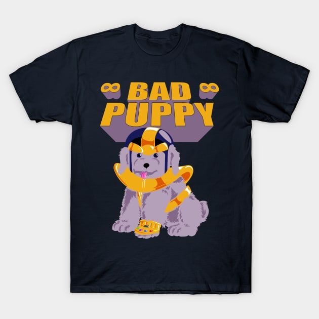 Bad Puppy in the infinity T-Shirt by BananaPrints